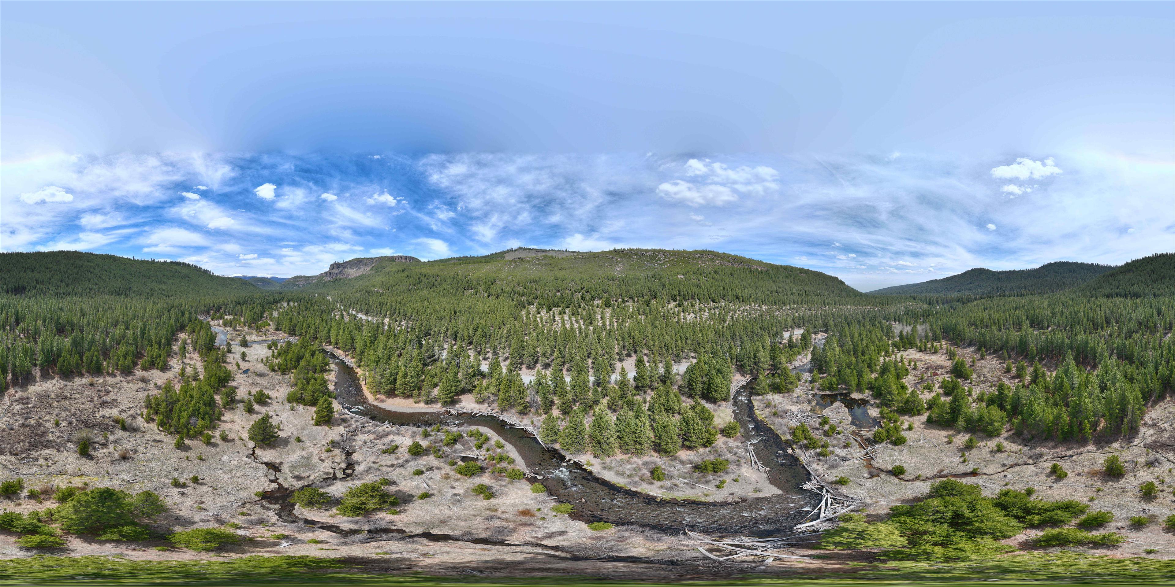 Tumalo Creek panorama